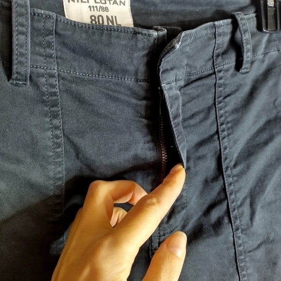 Nili Lotan cropped military pant black sz 6 - Picture 5 of 11